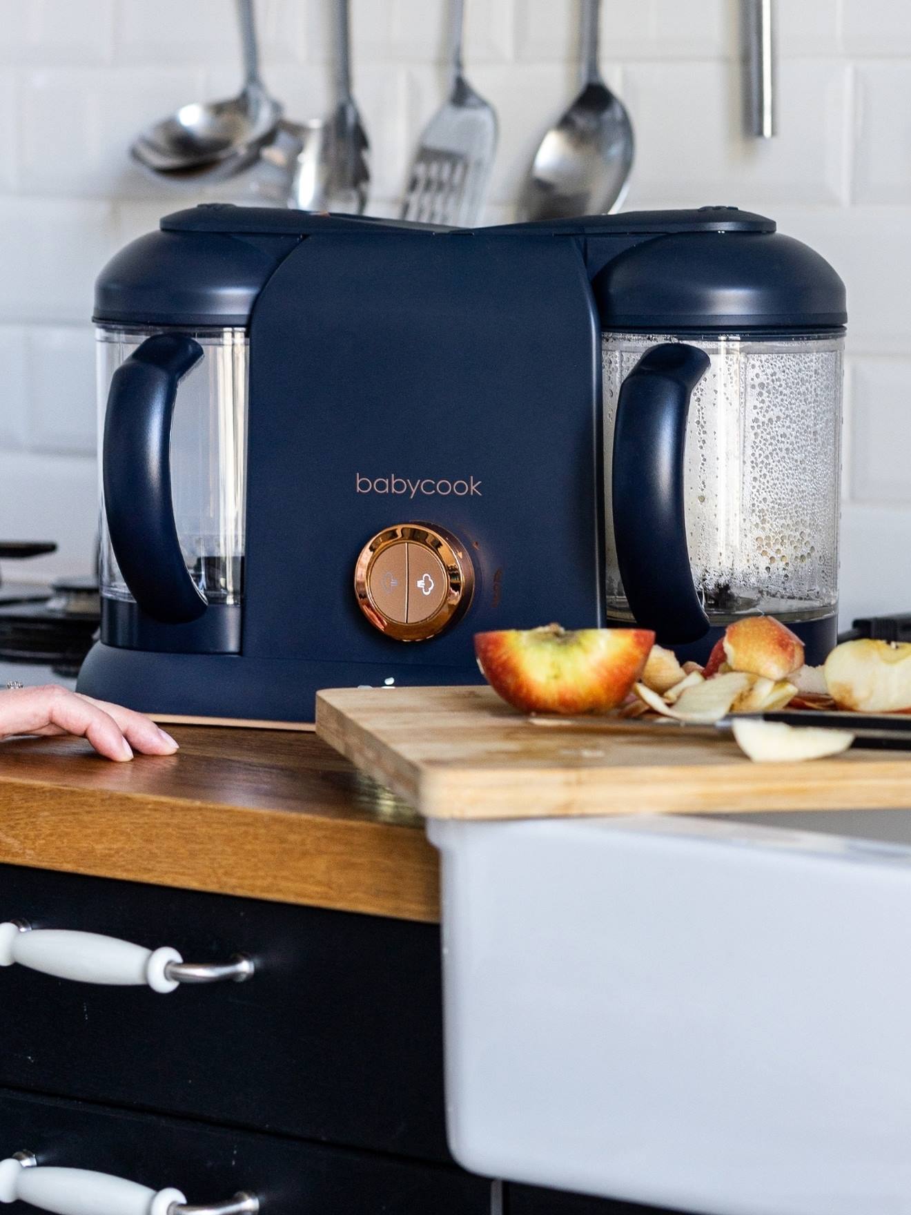 Robot 6 en 1 Babycook duo BEABA nachtblauw afbeelding