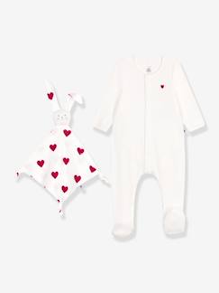 Baby-Pyjama, surpyjama-Babypakje cadeau set in fluweel / velours PETIT BATEAU
