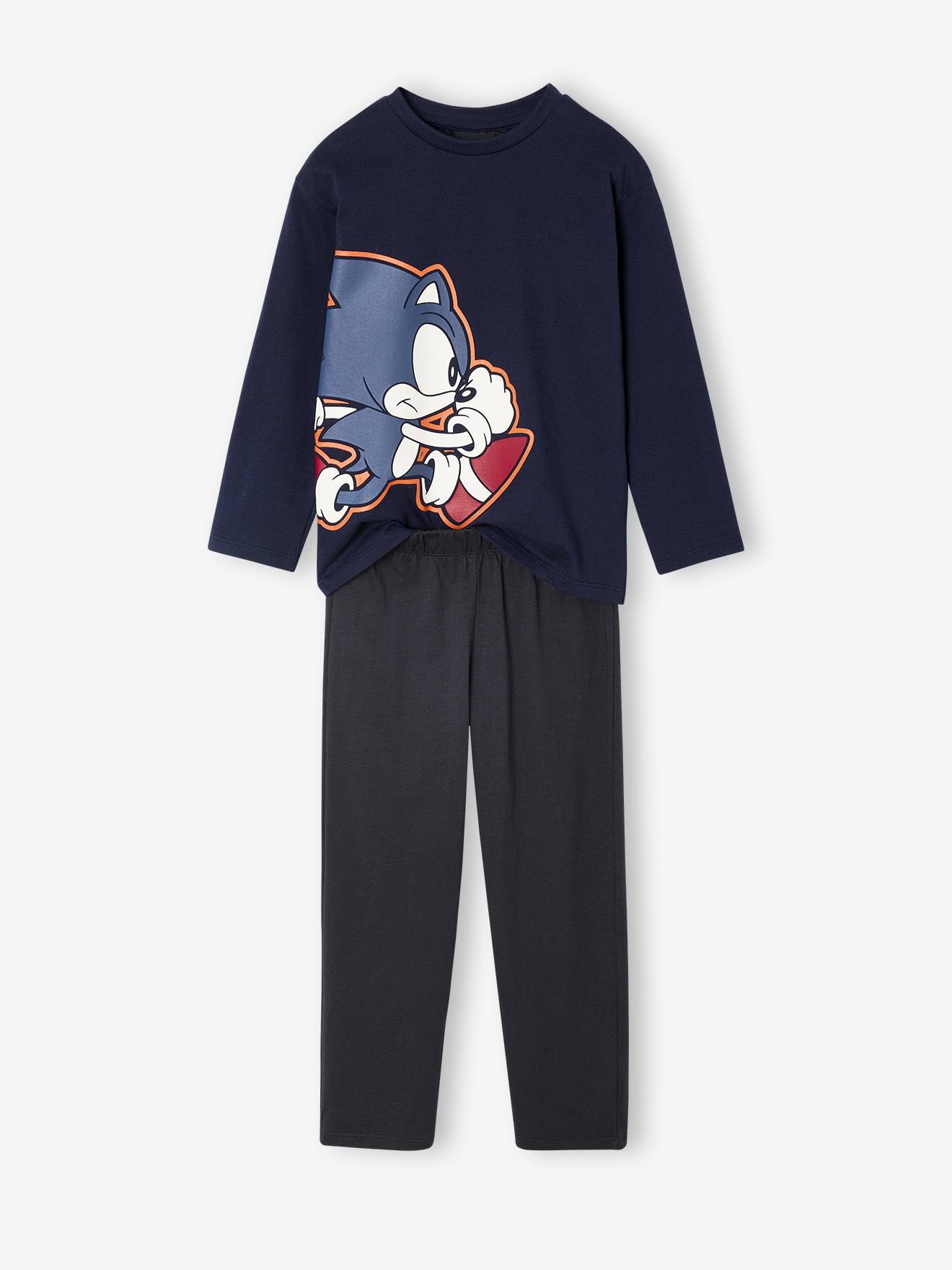 Pyjama jongen Sonic® marineblauw afbeelding