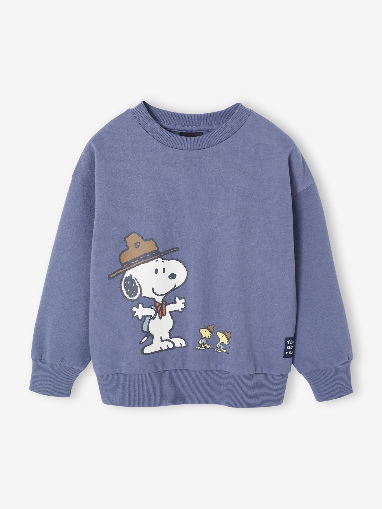 Snoopy Peanuts® sweater voor jongens jeansblauw afbeelding