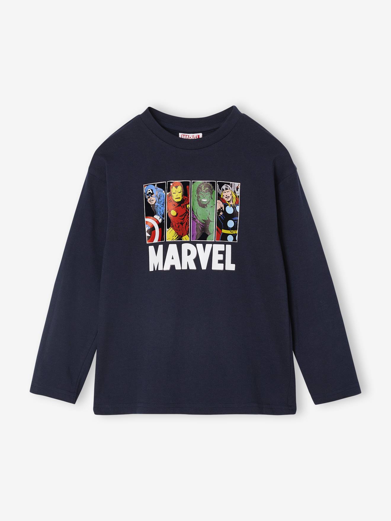T-shirt met lange mouwen Marvel® AVENGERS marineblauw afbeelding