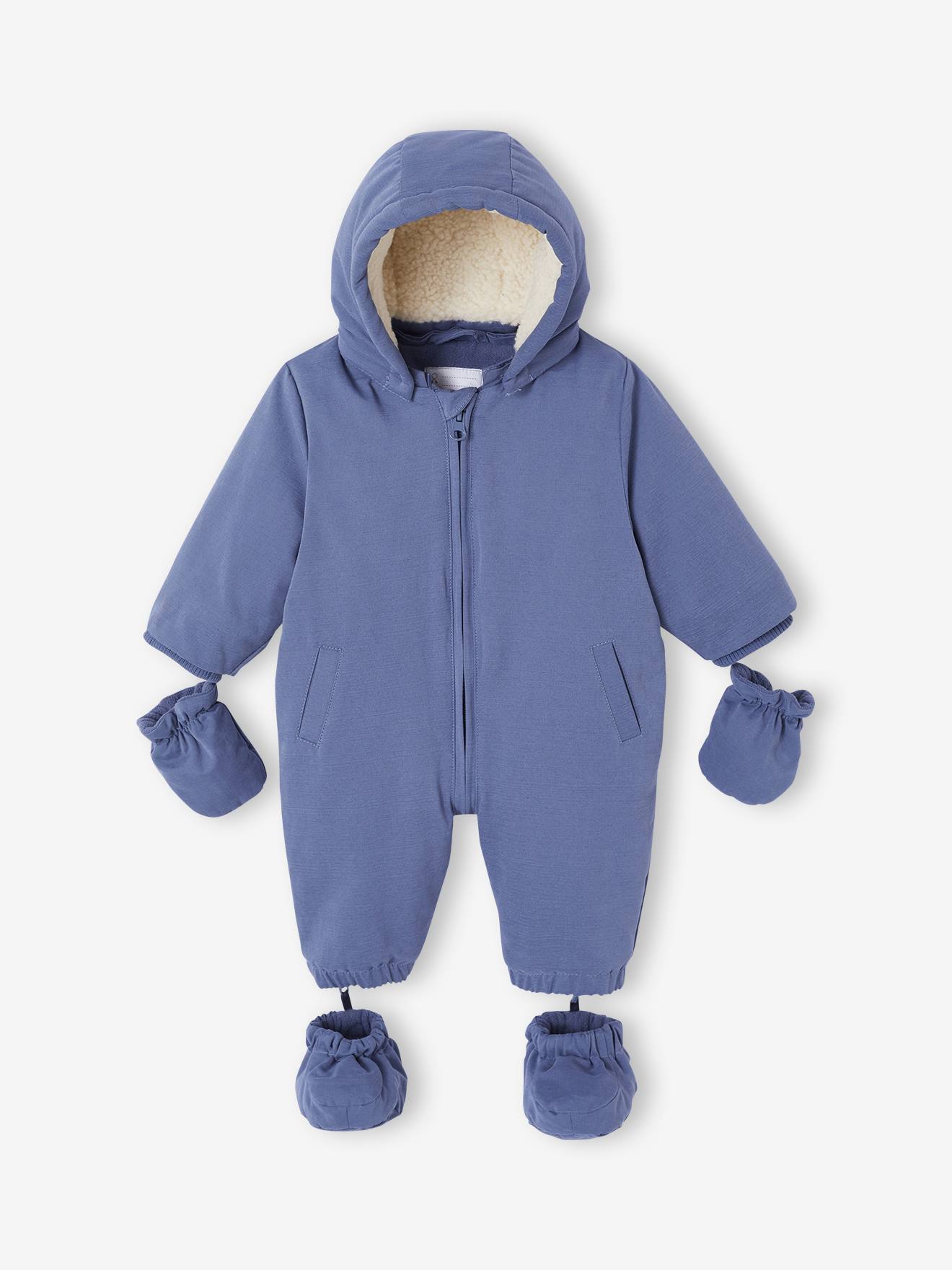 Transformeerbaar babypakje voor pasgeborenen marineblauw afbeelding
