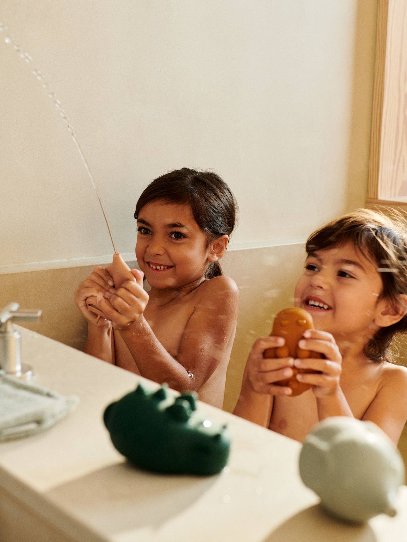 Set van 4 LIEWOOD samendrukbare dierensproeiers meerkleurig