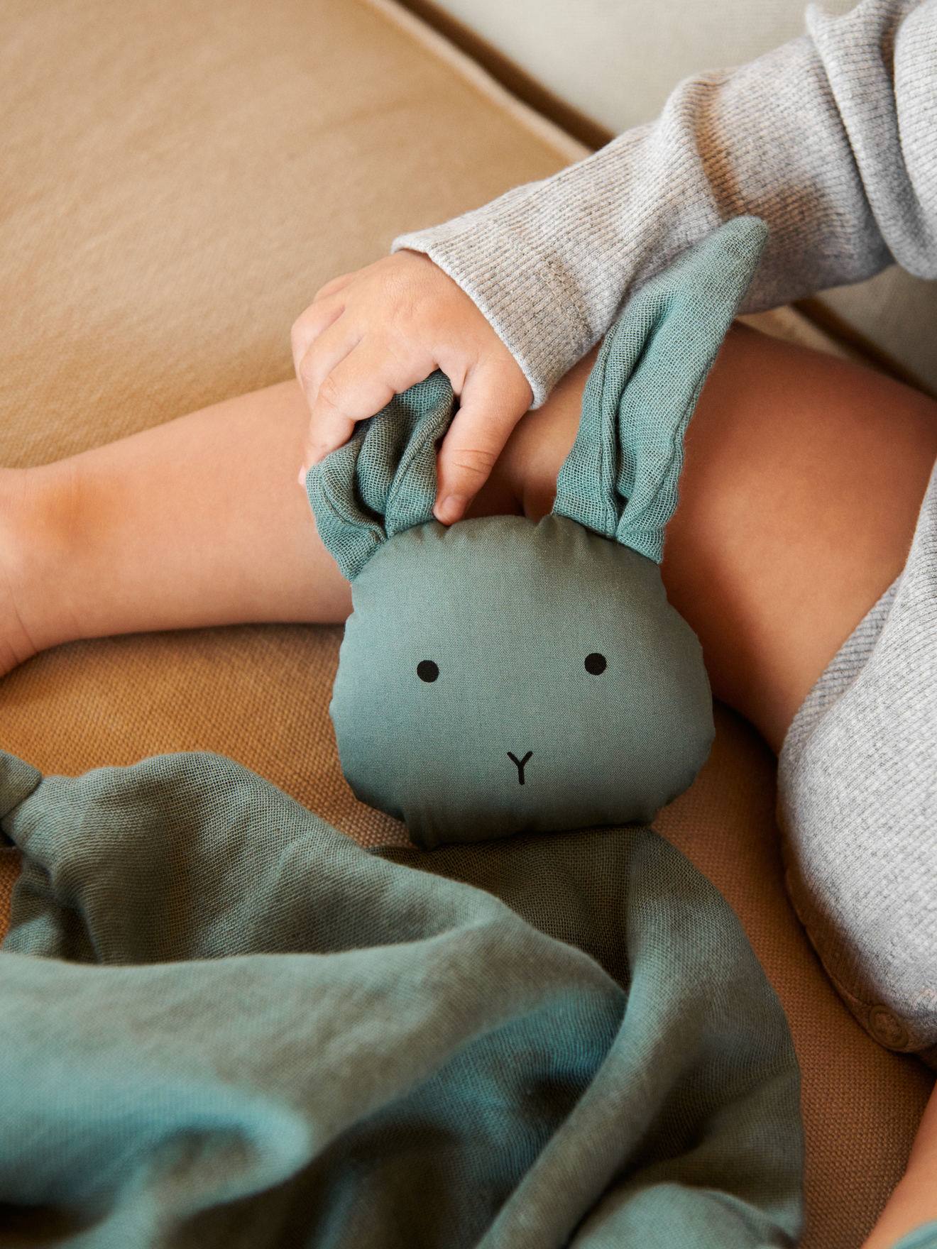 Knuffels Luier Konijn Agnete LIEWOOD mintgroen afbeelding