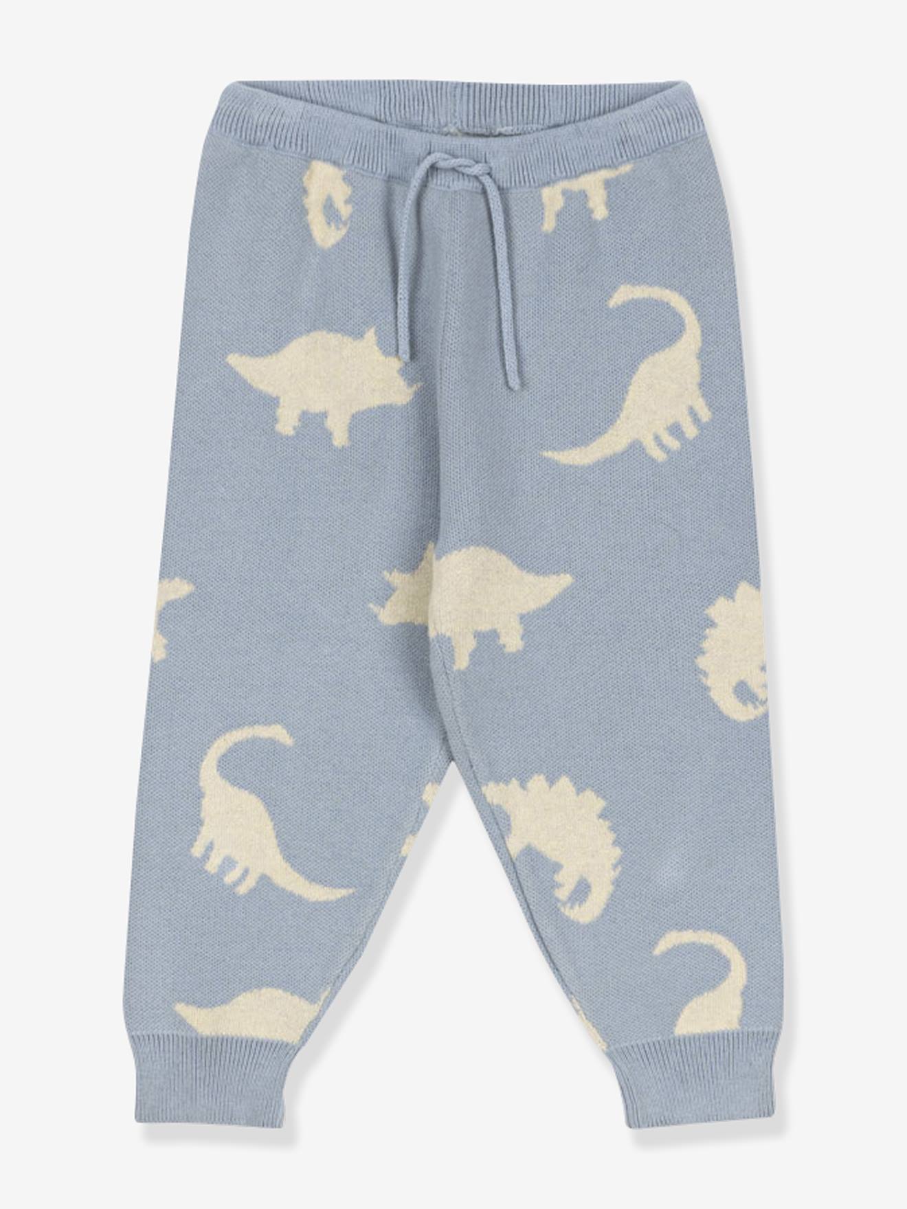 Broek met dinosaurusmotieven KONGES SLOJD grijs afbeelding