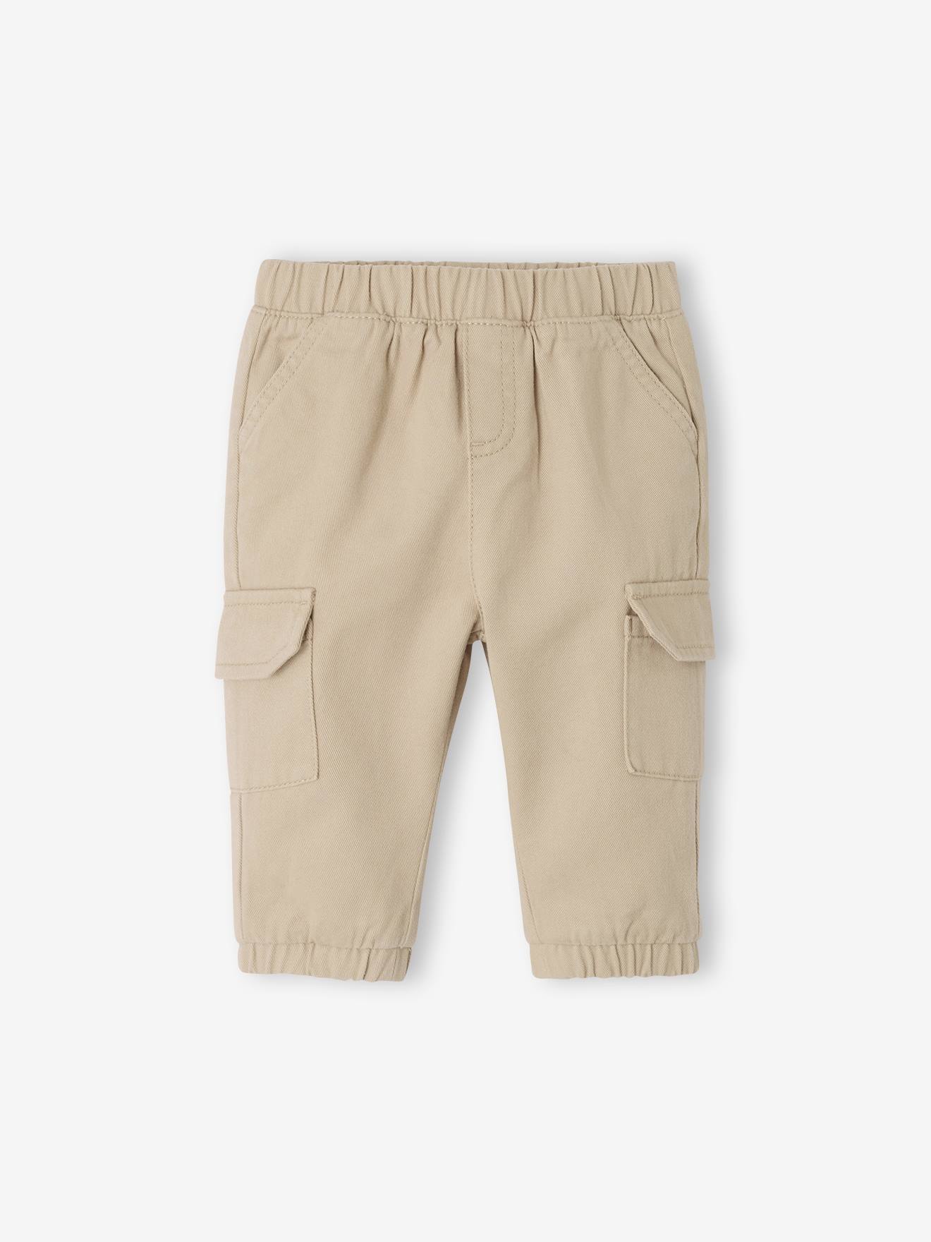 Babybroek in keperstof koffie afbeelding