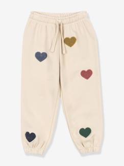 Baby-Broek, jean-Joggingbroek van fleece met hartjesmotieven KONGES SLOJD