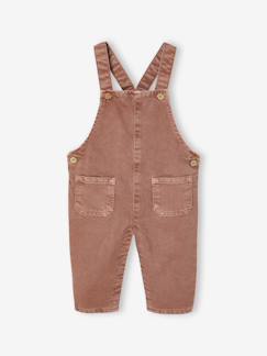 Baby-Salopet voor baby's in pigment geverfde keperstof