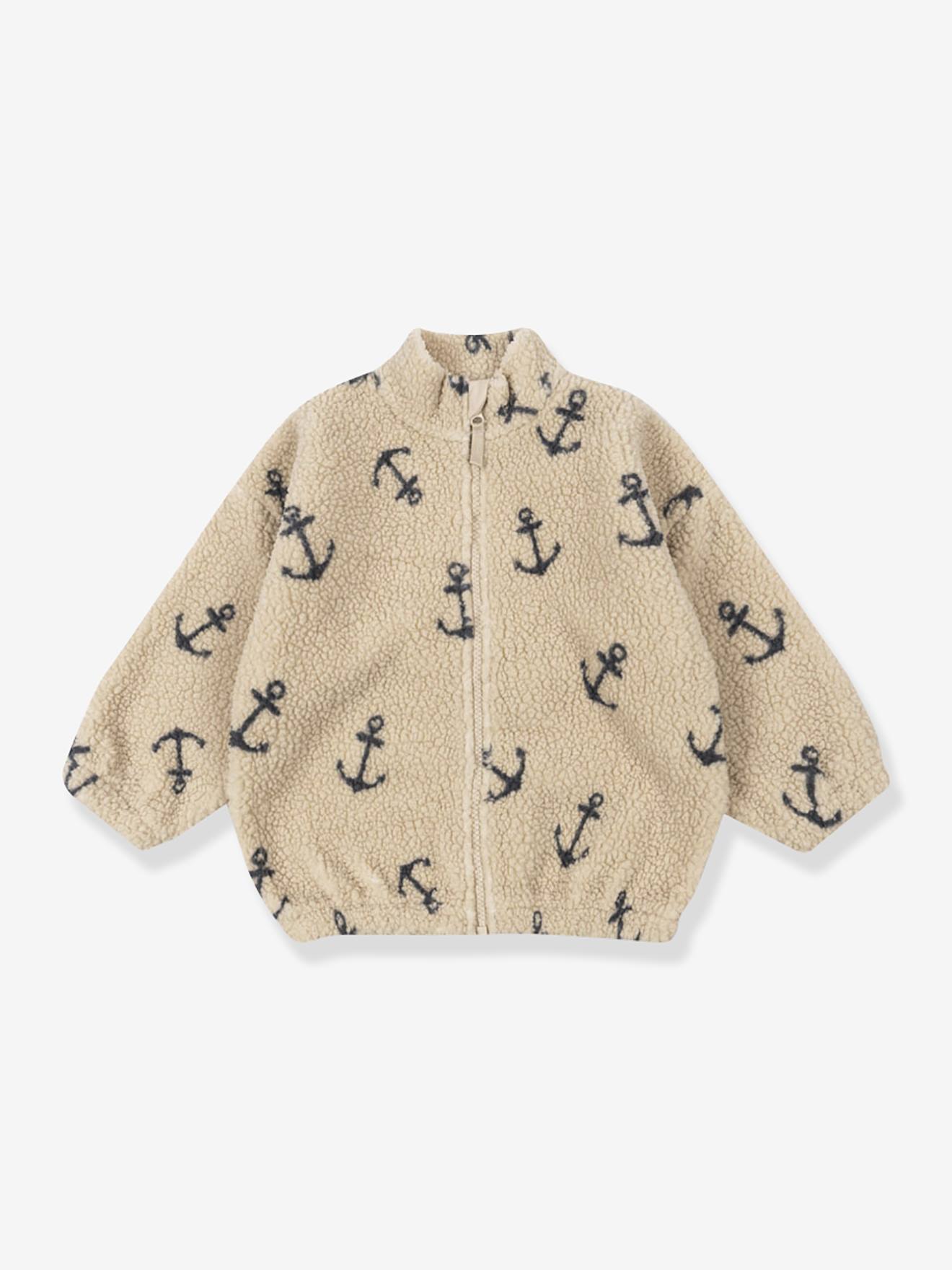 Teddy jas met rits van fleece voor kinderen Jody KONGES SLOJD beige afbeelding