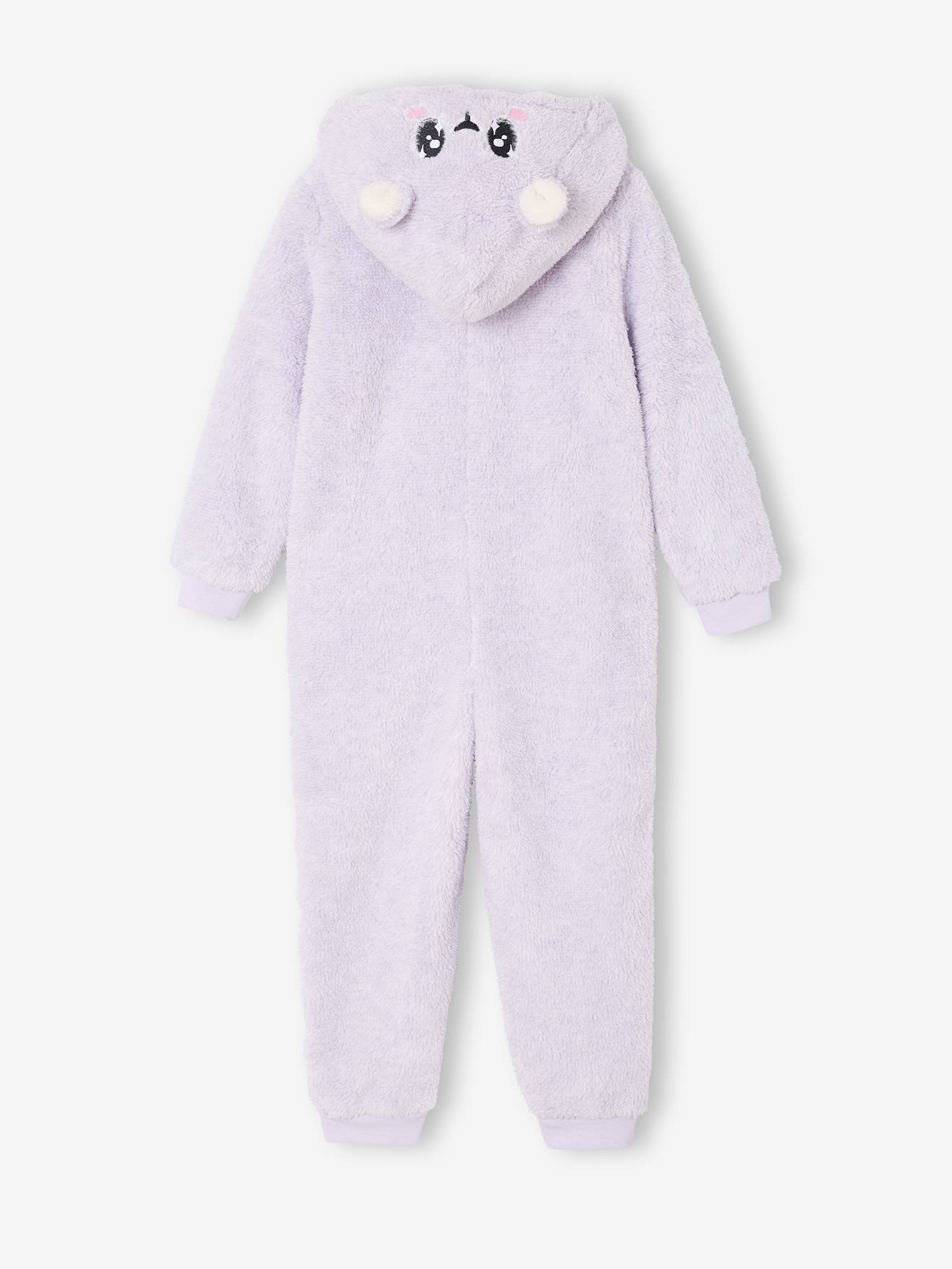 Kawaii nachtjumpsuit voor meisjes lila afbeelding