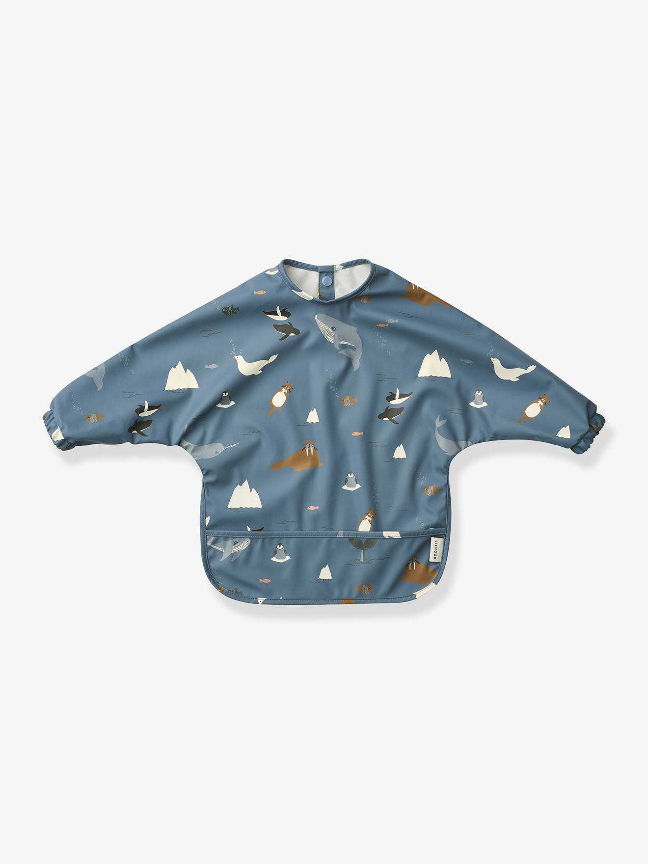 Slabbetje met mouwen Merle - LIEWOOD donkerblauw afbeelding