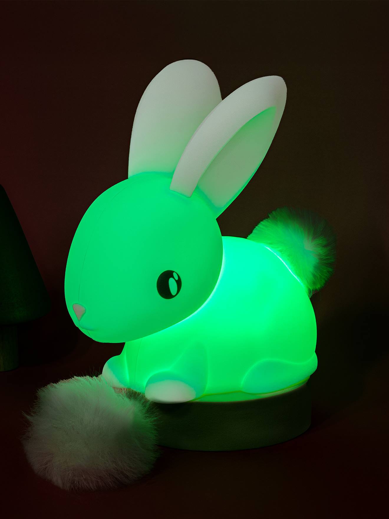Nachtlampje met aanraaksensor Cotton het konijn DHINK wit afbeelding