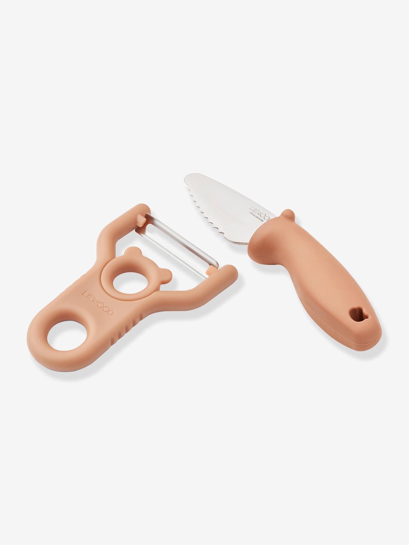 Pertense set mes + LIEWOOD groenteschilmes rozen afbeelding