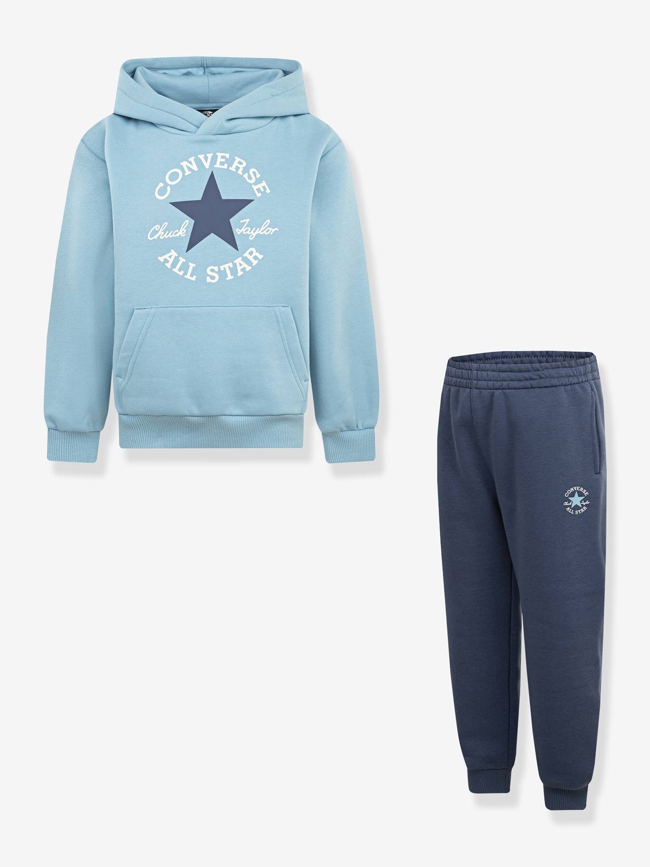 Set sweater + joggingbroek voor kinderen CONVERSE blauw afbeelding
