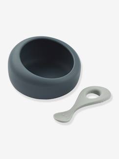 Verzorging-Sparia kom+lepel silicone LIEWOOD