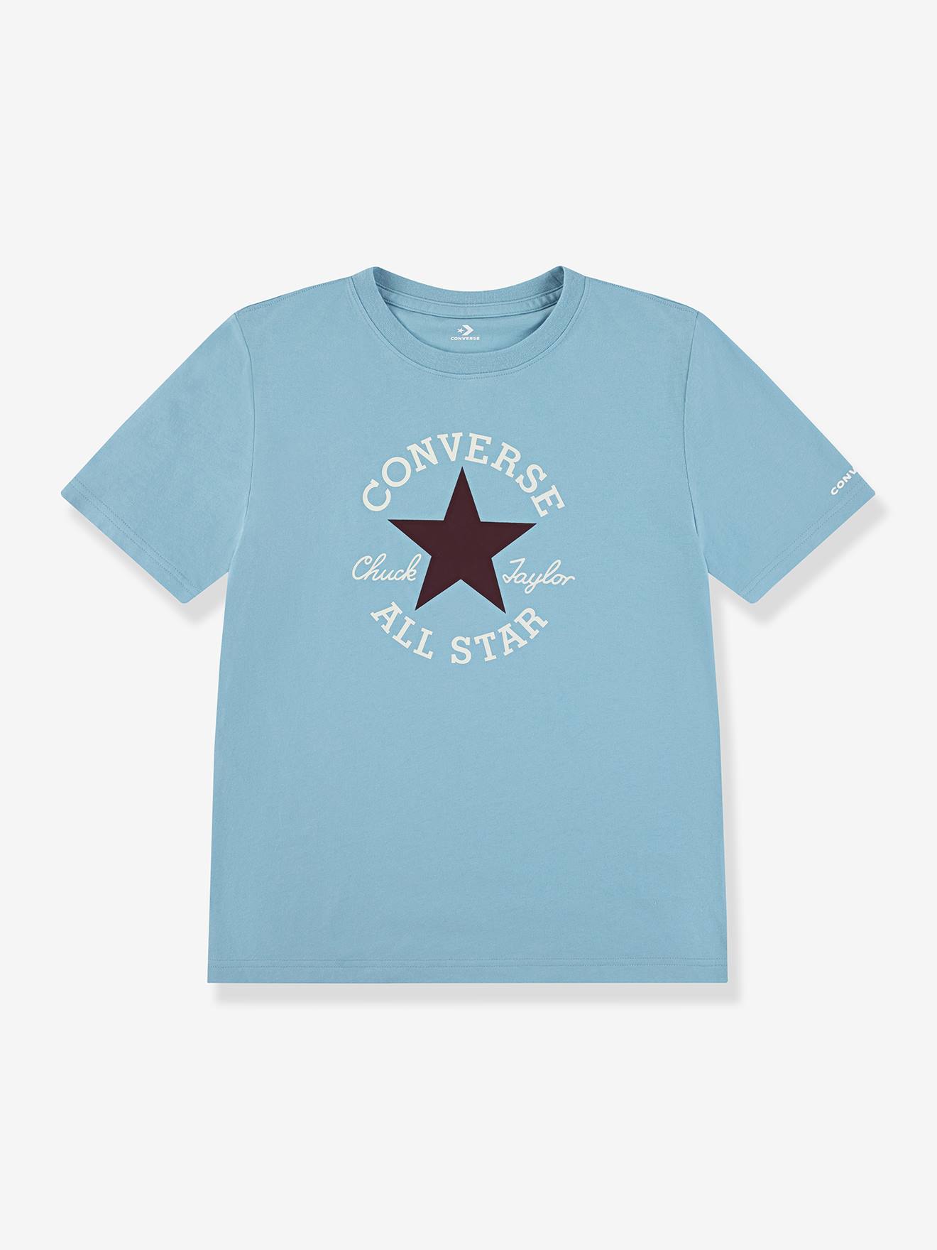 T-shirt Chuck patch CONVERSE gemêleerd blauw afbeelding