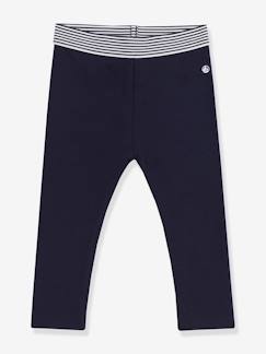 Baby-Broek, jean-Baby tregging van effen katoen PETIT BATEAU