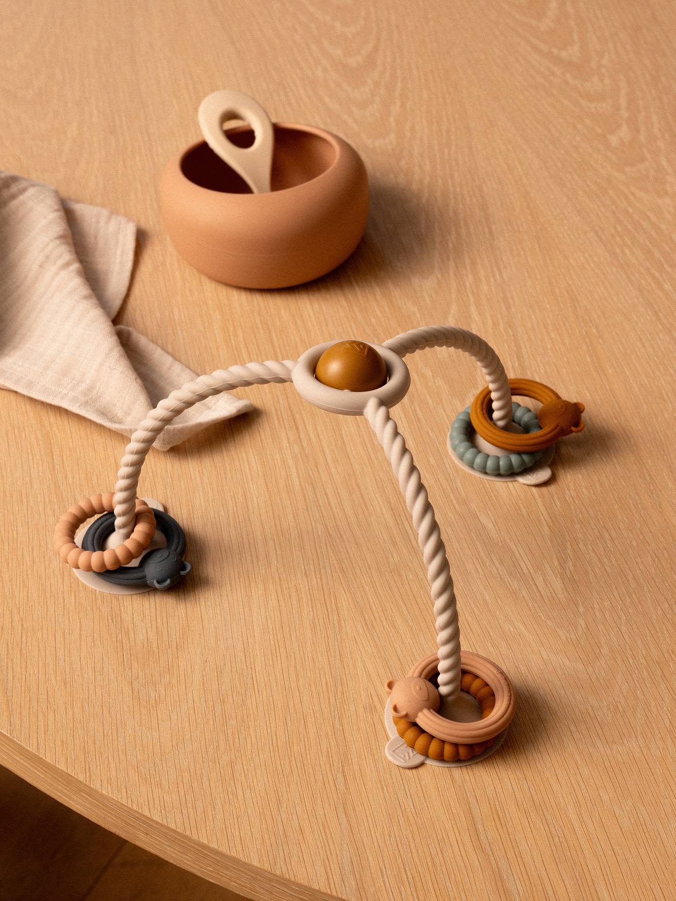 Soren LIEWOOD siliconen speelgoed zandbeige afbeelding