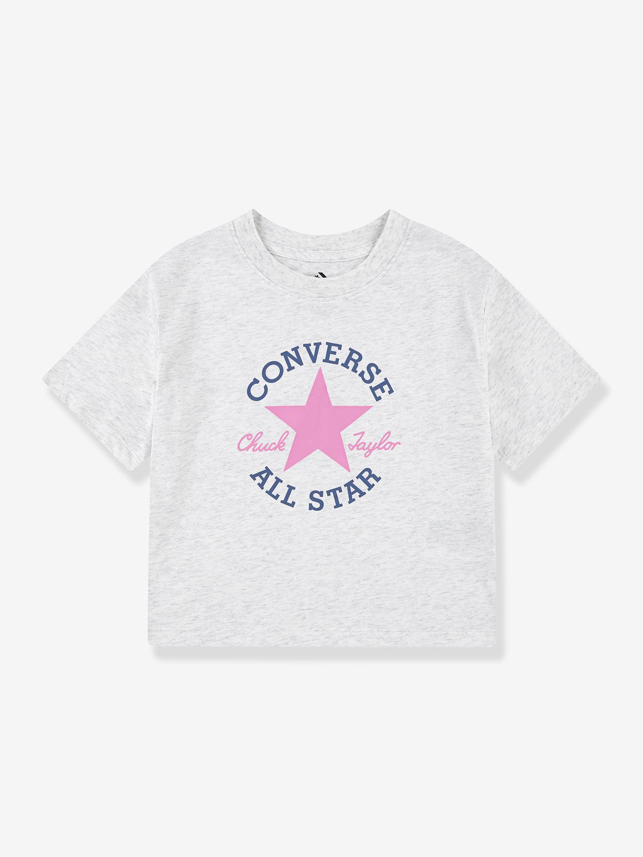 CONVERSE cropped t-shirt voor meisjes afbeelding