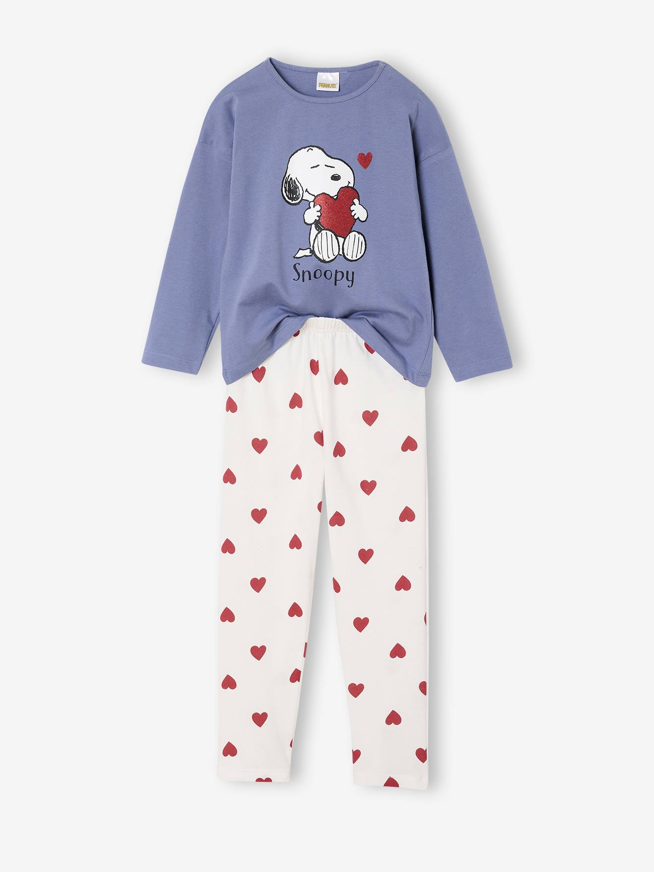 Pyjama meisjes Peanuts® SNOOPY grijsblauw afbeelding