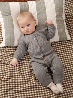 Baby-Babypakje in getextureerd tricot