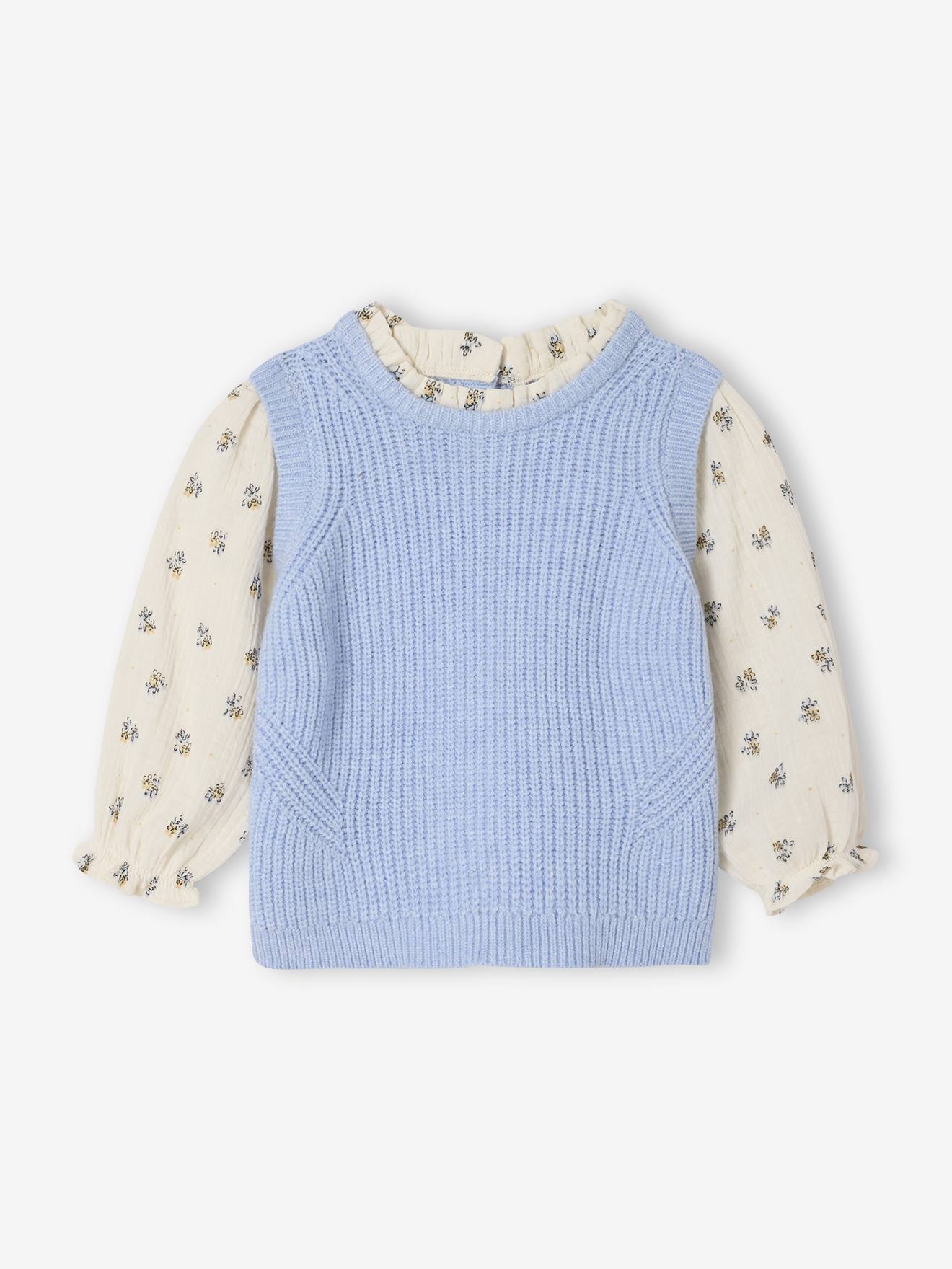 2-in-1 trui baby hemelsblauw afbeelding
