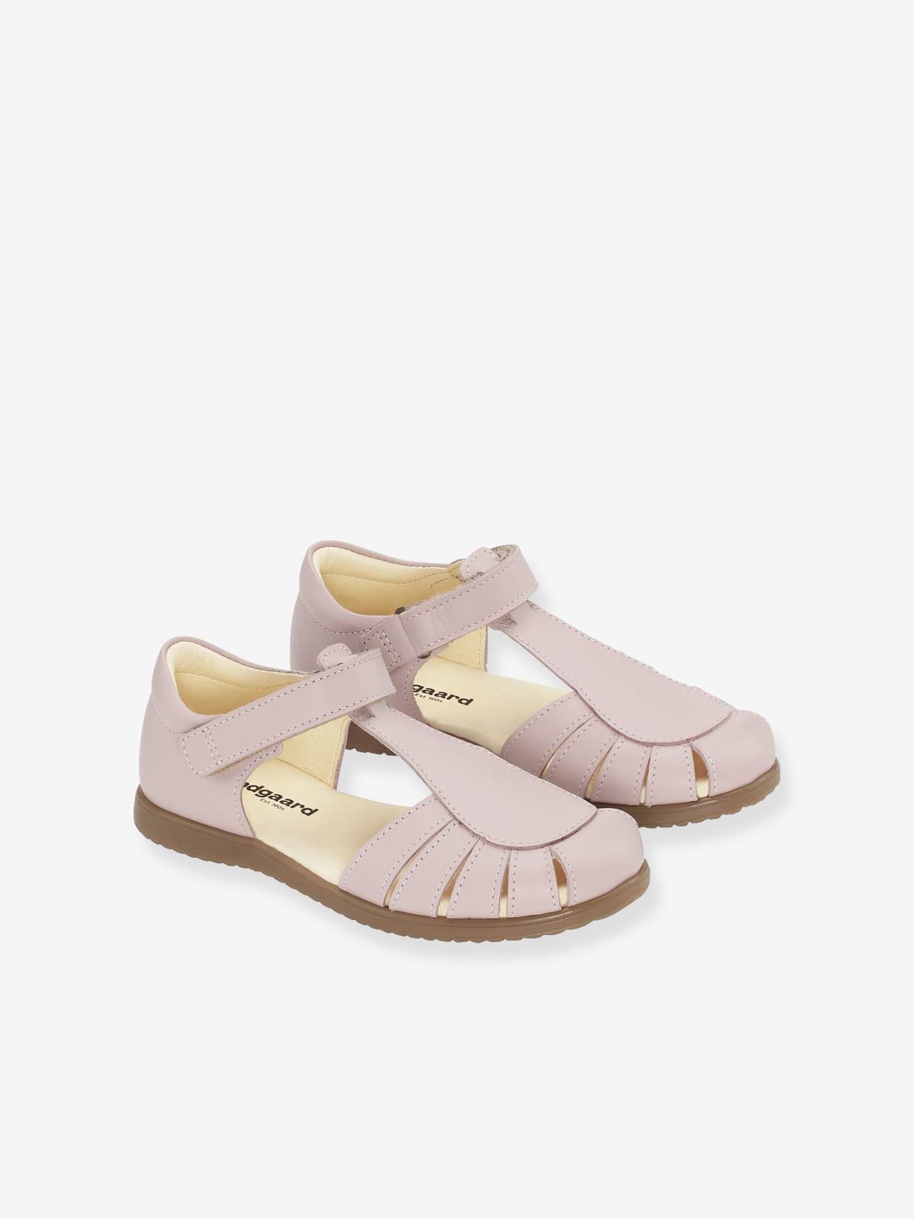 Leren sandalen voor kinderen IVY BUNDGAARD oudroze