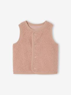 Baby-Trui, vest, sweater-Vest-Mouwloos baby vest in imitatiebont