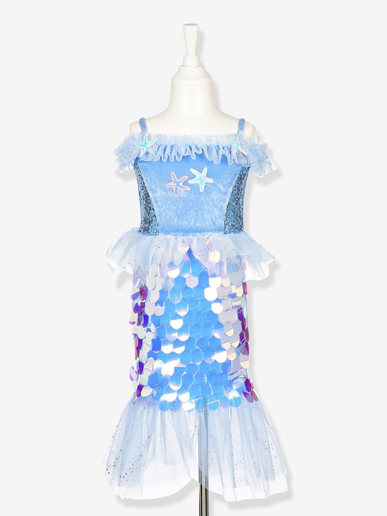Lorelie zeemeermin vermomming SOUZA blauw