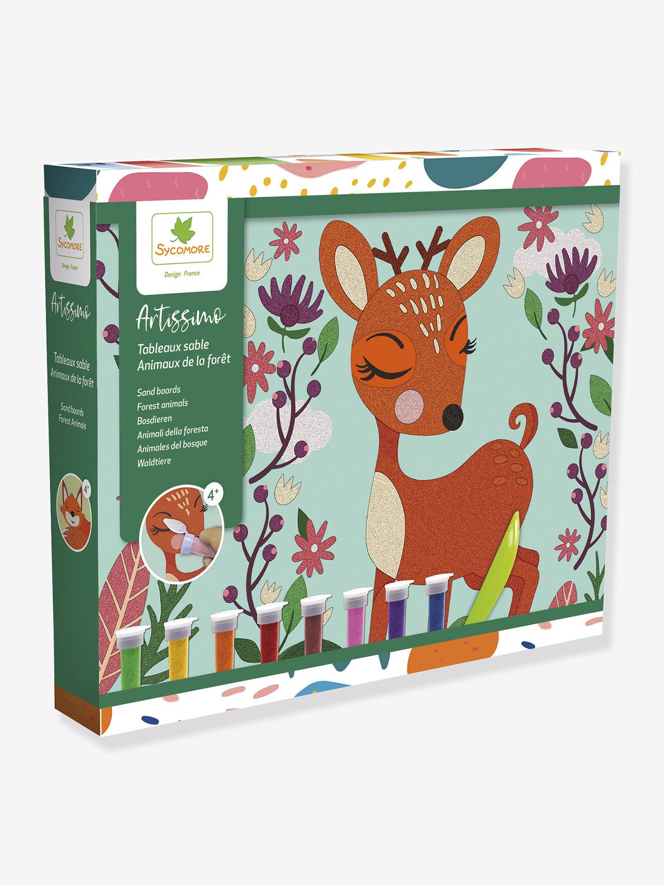 Artissimo - Zand - Dieren van het bos meerkleurig