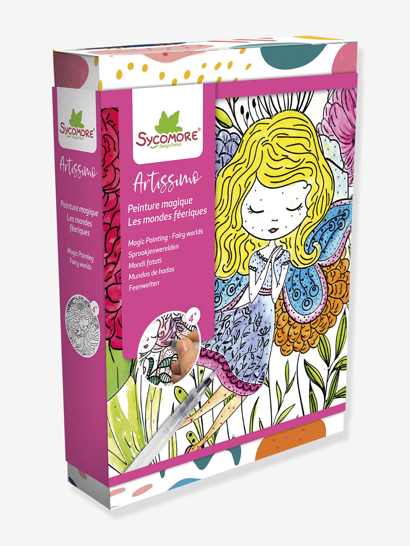 Artissimo -magische schilderij - de sprookjeswerelden meerkleurig