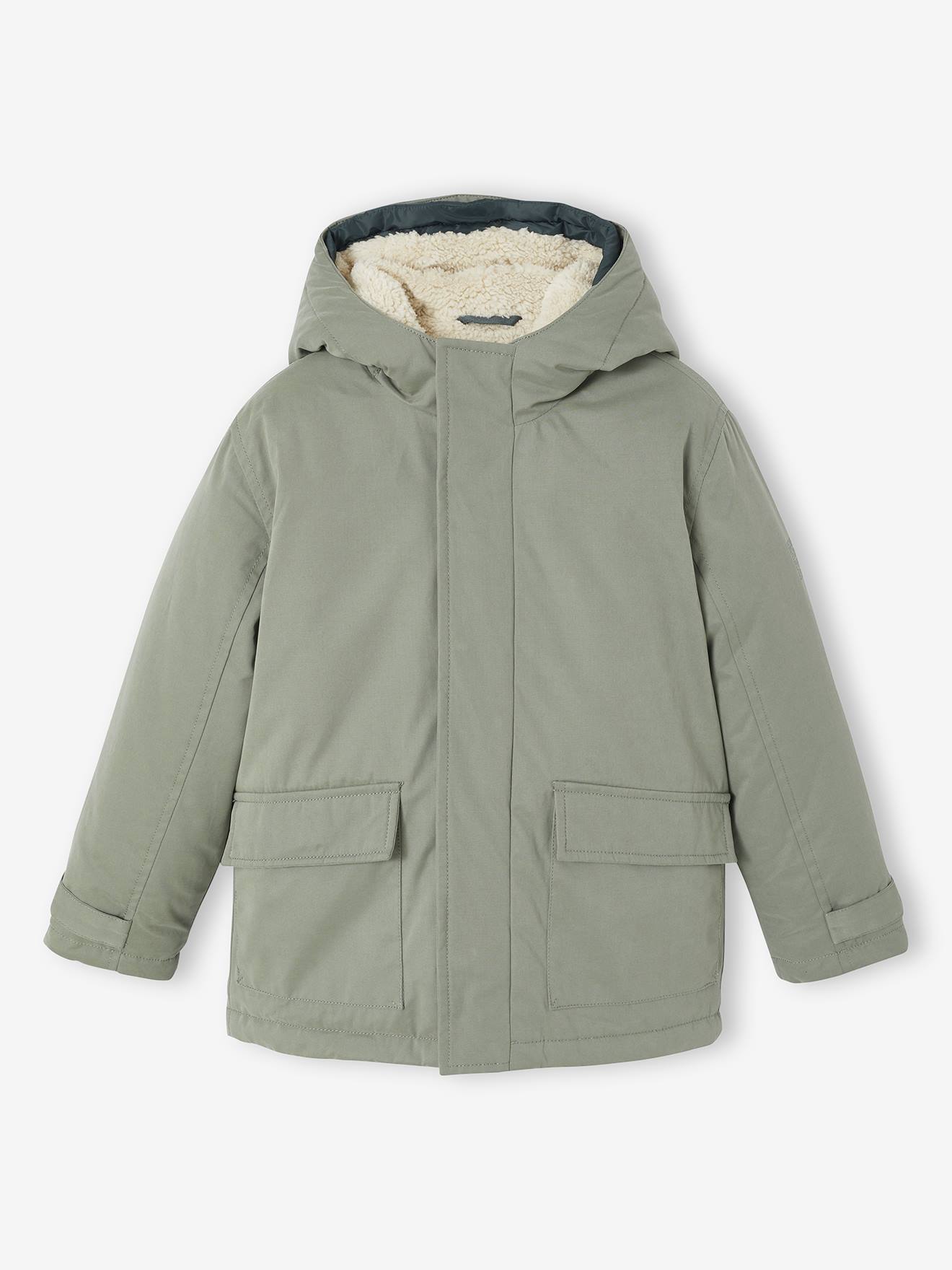 3-in-1-parka voor baby met afneembaar vest korstmos afbeelding