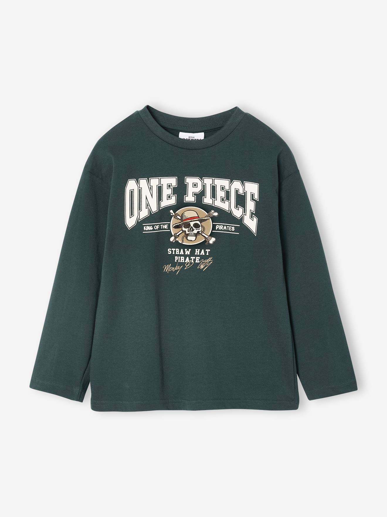 T-shirt ONE PIECE jongen dennen afbeelding