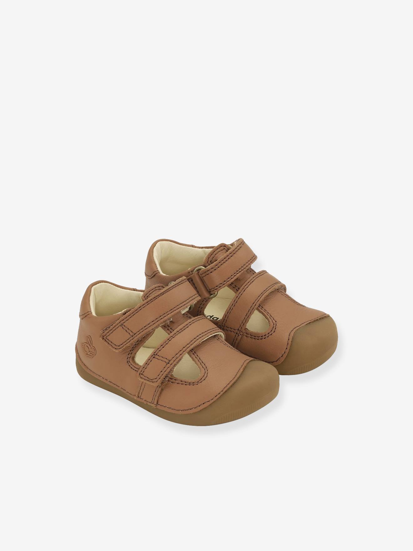 Leren barefoot sandalen voor baby's PETIT SUMMER BUNDGAARD karamel