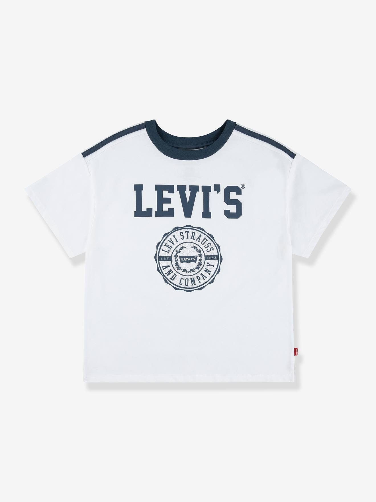 Sporty oversized LEVI'S® t-shirt marineblauw afbeelding