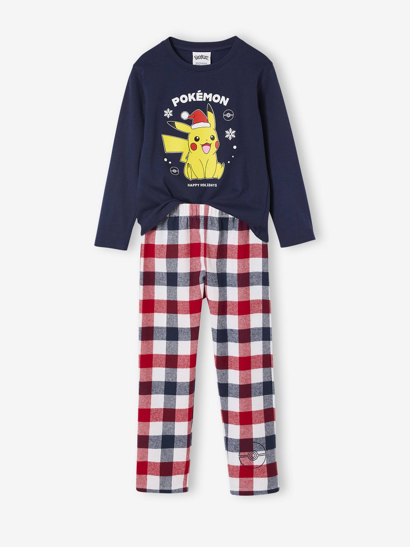 Kerstpyjama voor jongens POKEMON marineblauw afbeelding