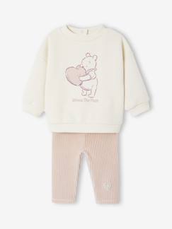 Baby-Babyset-Disney® WINNIE DE POEG babyset  fleece sweater + legging van fluweel / velours
