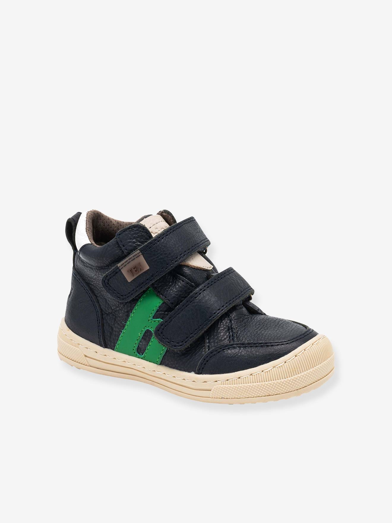 Baskets voor kinderen met klittenband DYLAN TEX BISGAARD marineblauw