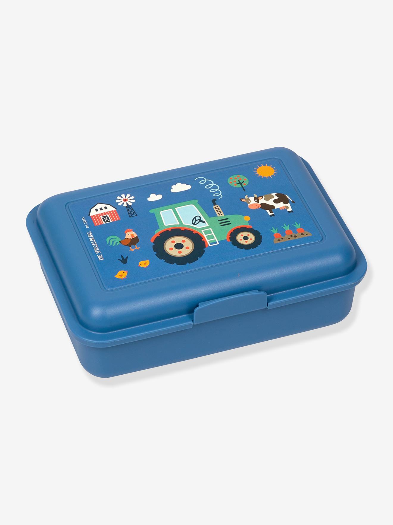 Broodtrommel jongen TRACTEUR DIE SPIEGELBURG, klein model meerkleurig