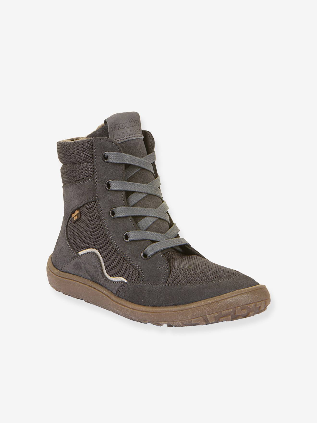 Blotevoetenlaarzen voor meisjes BAREFOOT TEX WOOL GROW Froddo leigrijs afbeelding