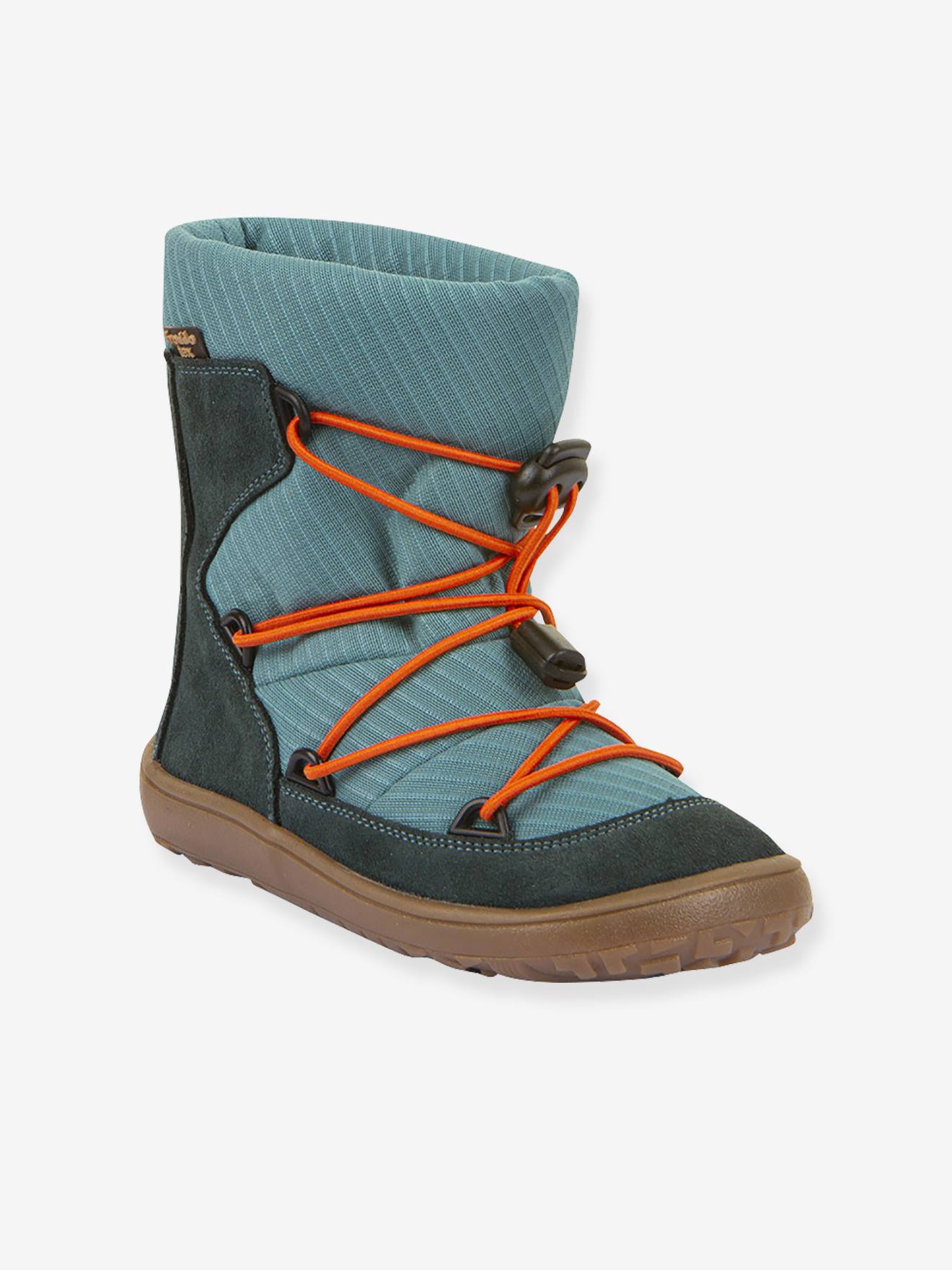 Barefoot laarzen kinderen BAREFOOT TEX TRACK WOOL Froddo petrolblauw afbeelding