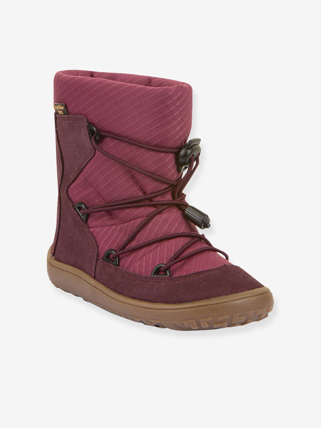 Barefoot laarzen kinderen BAREFOOT TEX TRACK WOOL Froddo bordeauxrood afbeelding