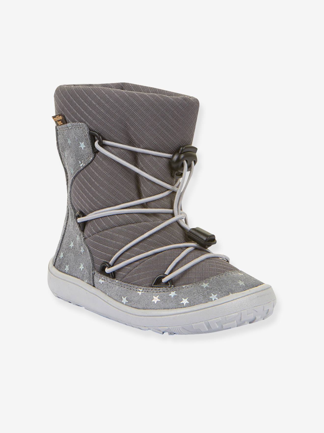 Blotevoetenlaarzen voor meisjes BAREFOOT TEX TRACK WOOL Froddo grijs afbeelding