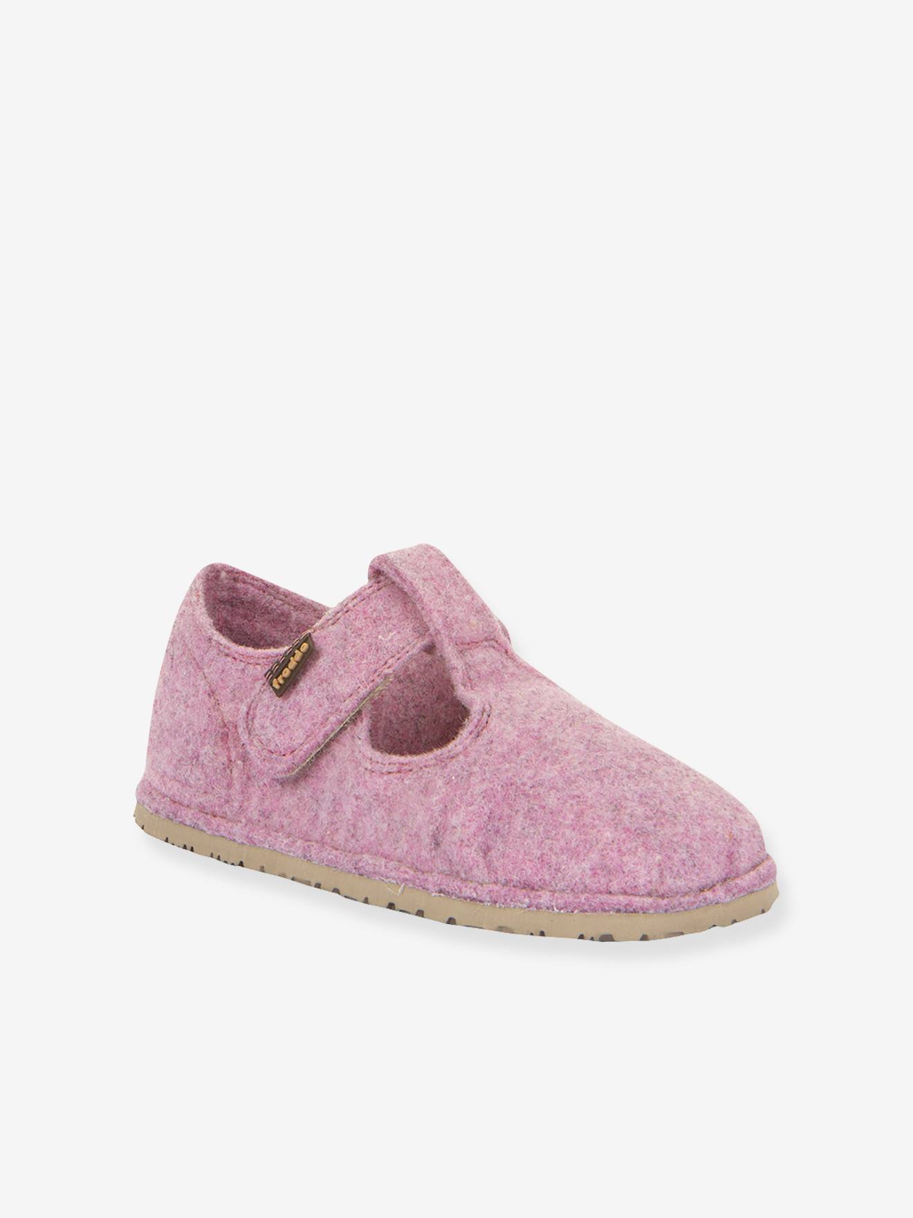 FLEXY WOOLY BAREFOOT FRODDO blotevoetensloffen voor kinderen gemêleerd roze afbeelding