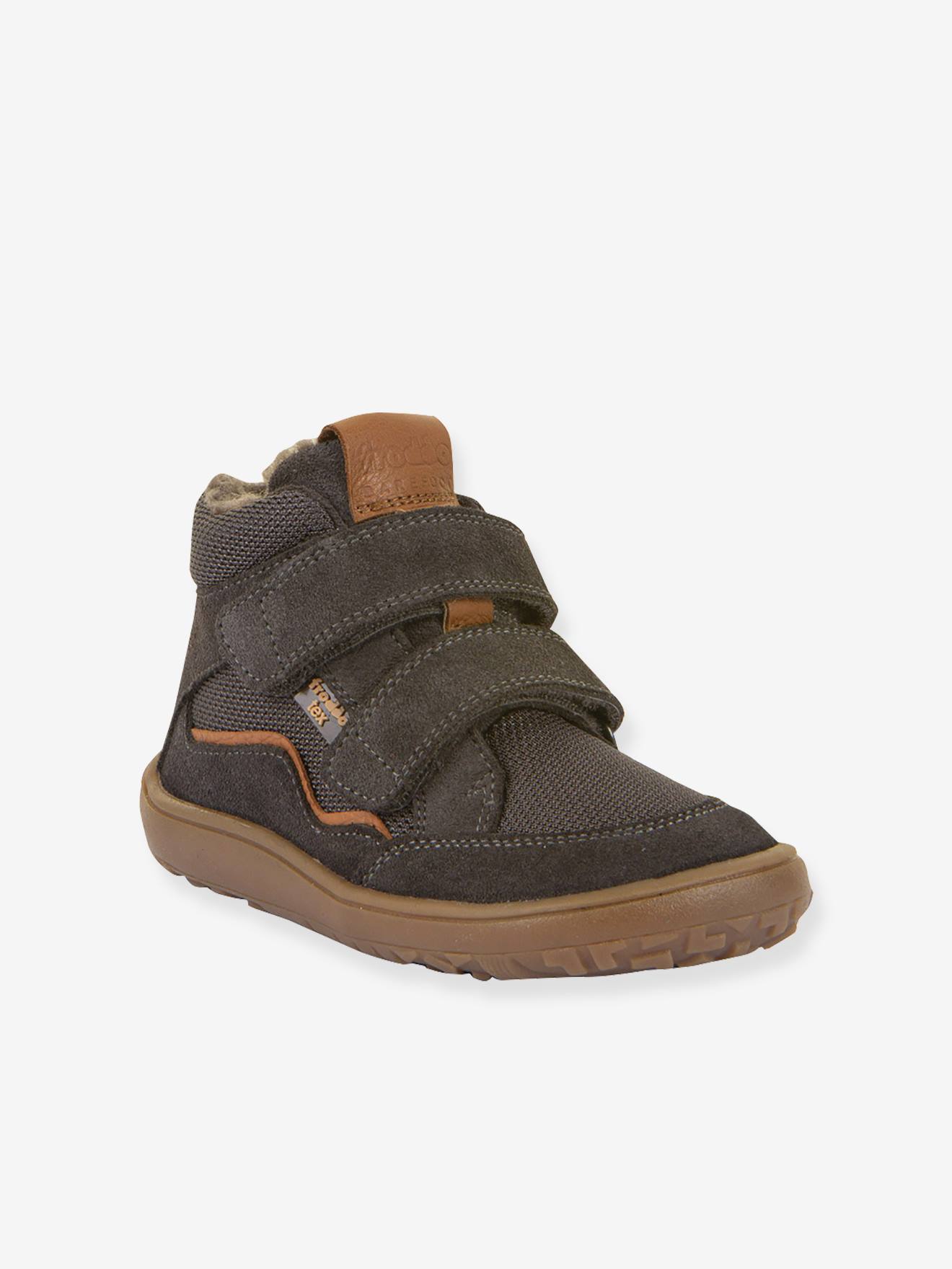 Blote voeten boots kinderen BAREFOOT TEX WOOL FRODDO leigrijs afbeelding