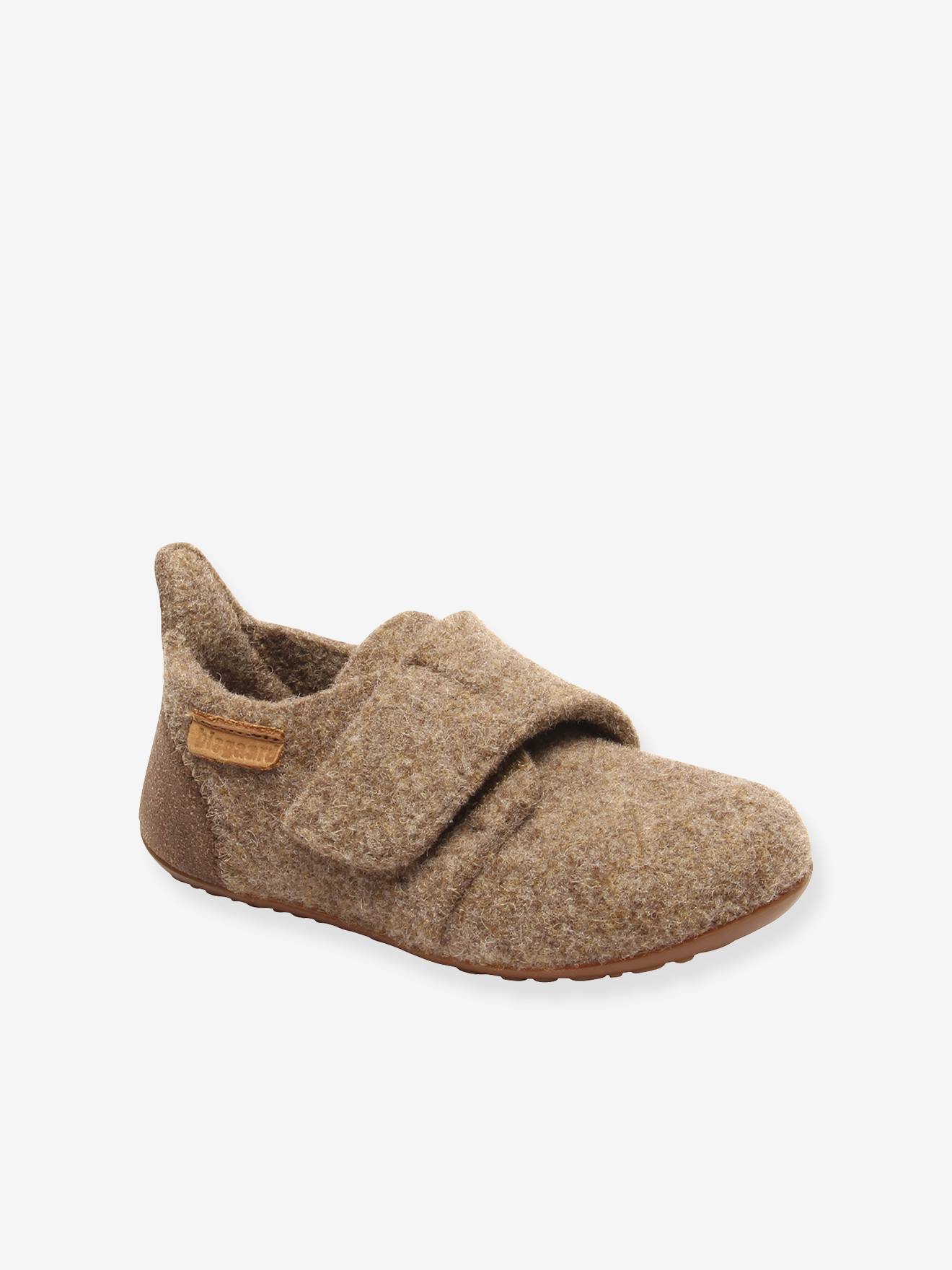 CASUAL WOOL BISGAARD wollen pantoffels voor kinderen kameel