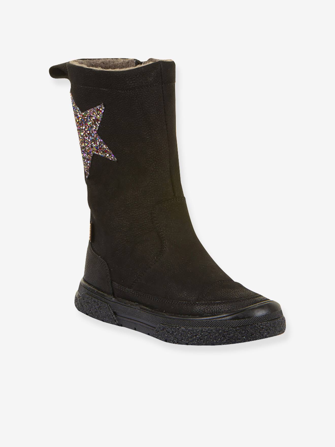 Meisjes Boots PULSE TEX STAR BOOTS WOOL FRODDO zwart afbeelding