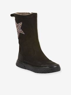 Schoenen-Meisje shoenen 23-38-Boots, laarsjes-Meisjes Boots PULSE TEX STAR BOOTS WOOL FRODDO