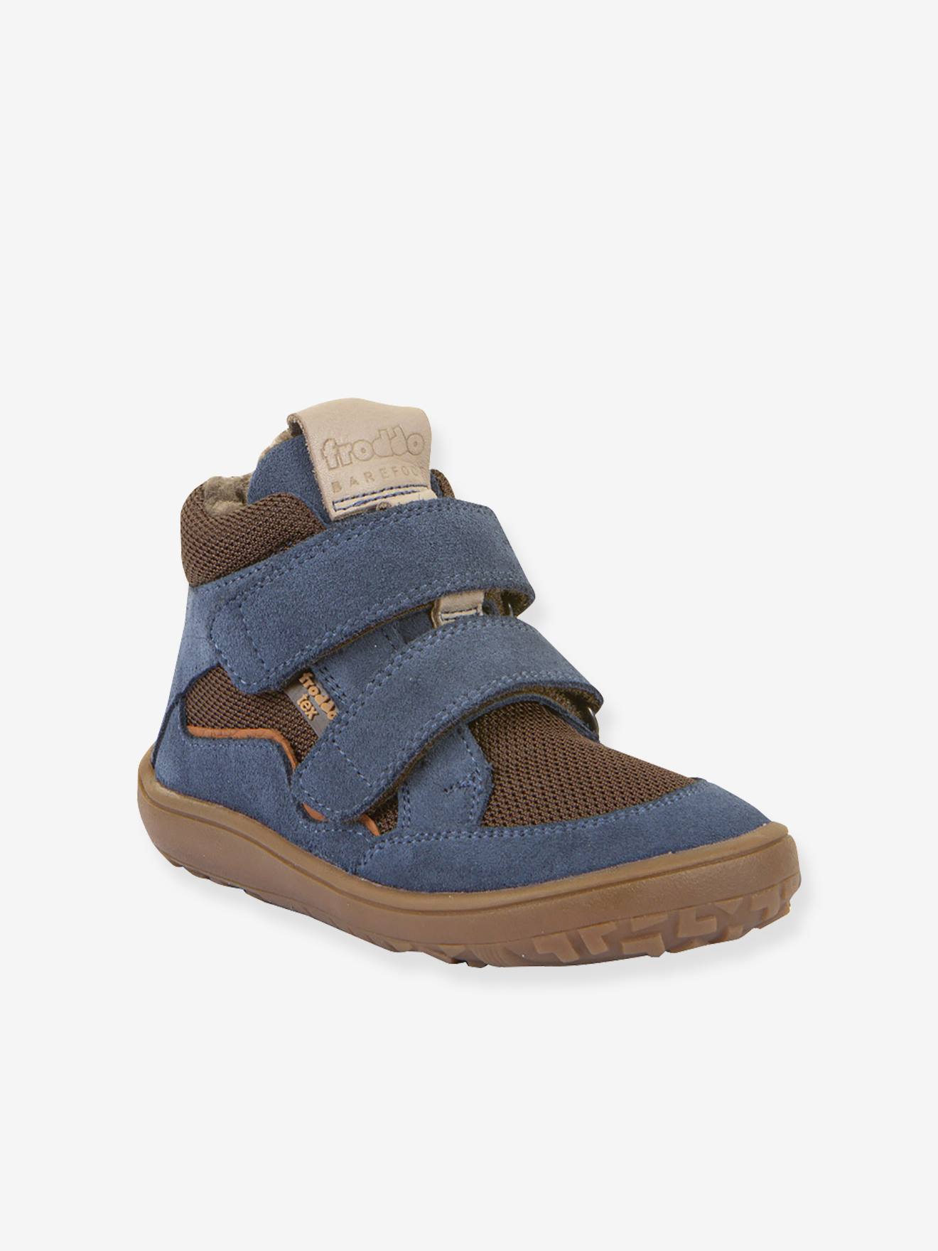 Blote voeten boots kinderen BAREFOOT TEX WOOL FRODDO blauw afbeelding
