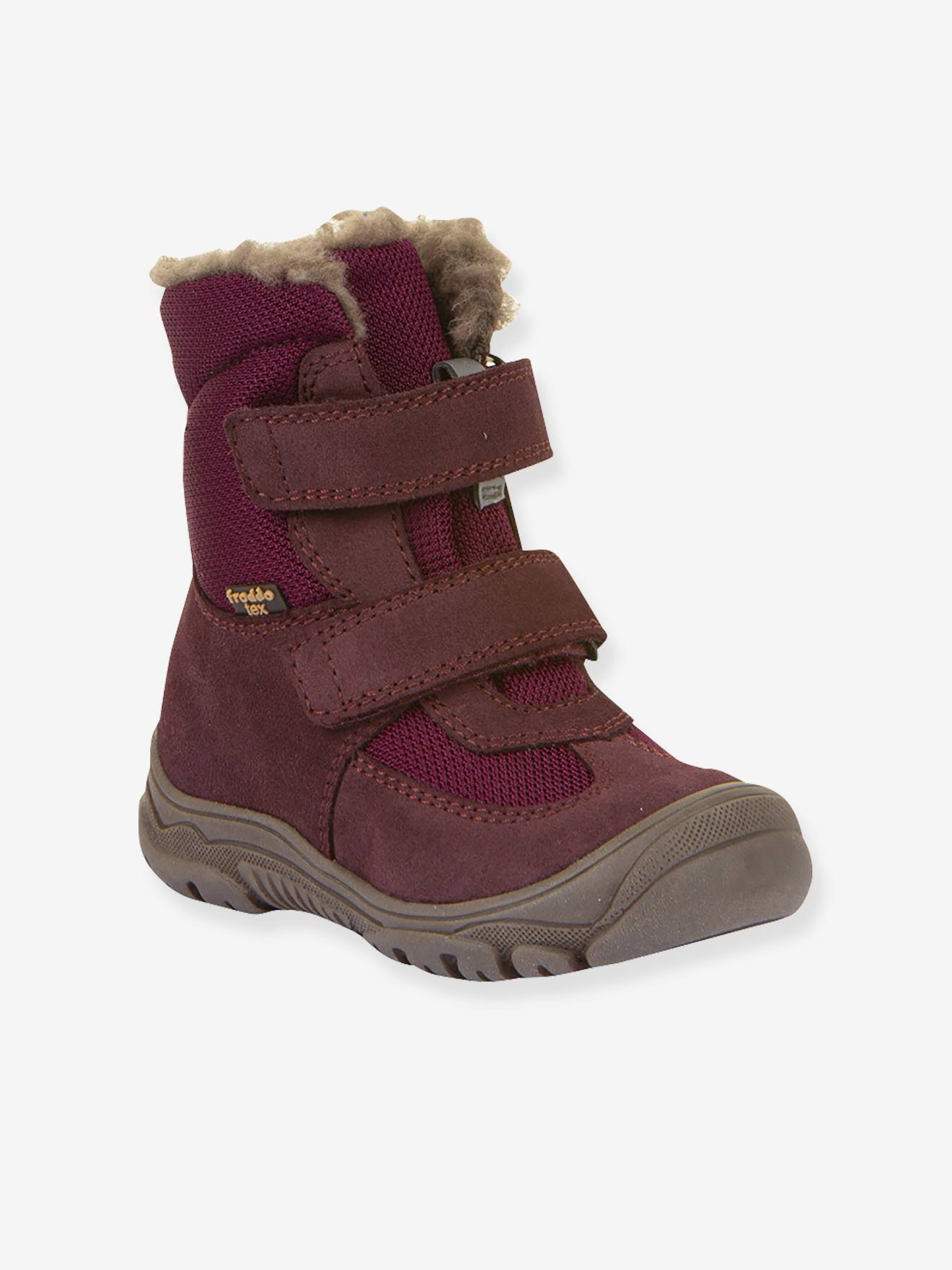 LINZ WOOL TEX HIGH boots voor kinderen FRODDO bordeauxrood afbeelding
